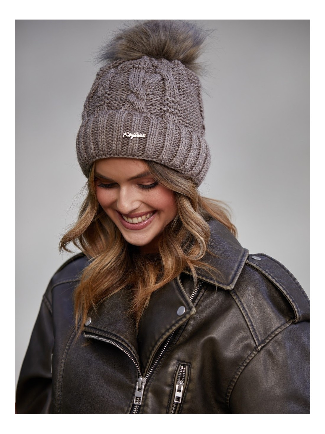 Cappuccino women\'s winter hat C12 - Online store - Boutique